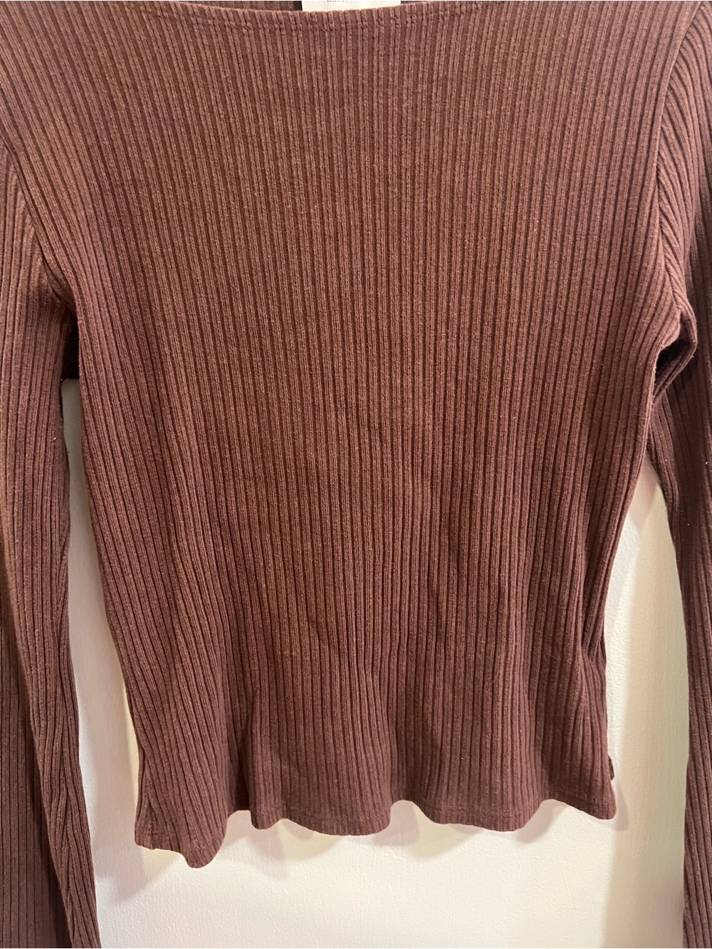 Reformation Ribbed Long-Sleeve Top - Picture 3 of 5